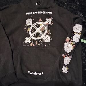 Black Graphic Sweatshirt